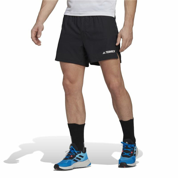 Herren-Sportshorts Adidas Trailrt Hombre Schwarz