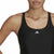 Damen Badeanzug Adidas 3S Mid Suit Schwarz