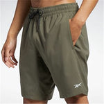 Sport Shorts Reebok Wor Woven grün Olive
