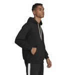 Herren Sweater mit Kapuze Adidas Essentials Feelcomfy Schwarz