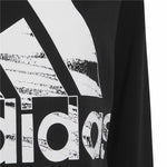 Jungen Sweater ohne Kapuze Adidas Sweat Logo Schwarz