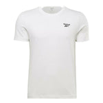 Herren Kurzarm-T-Shirt Reebok Identity Left Chest Logo Weiß