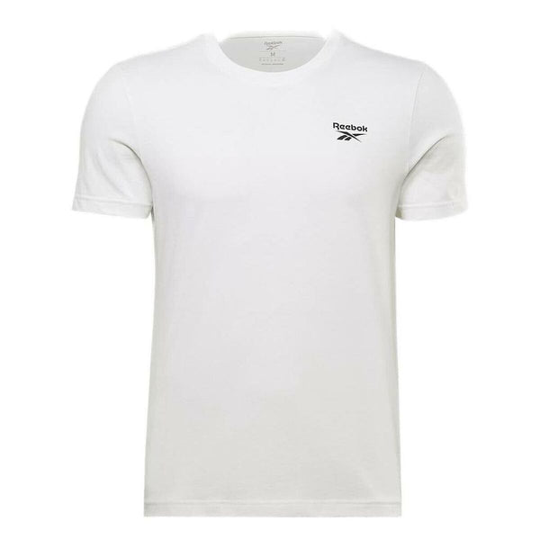 Herren Kurzarm-T-Shirt Reebok Identity Left Chest Logo Weiß