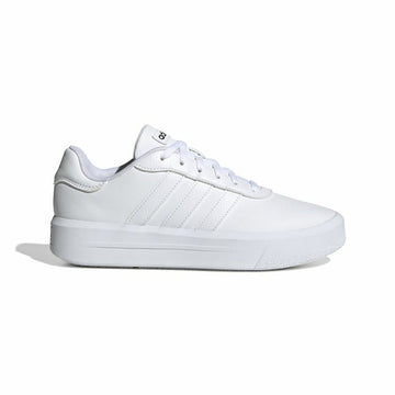 Laufschuhe für Damen Adidas Court Platform Weiß