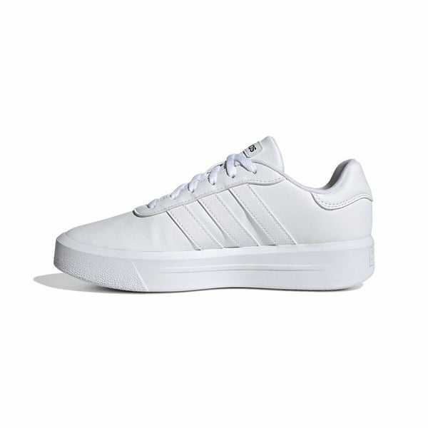Laufschuhe für Damen Adidas Court Platform Weiß