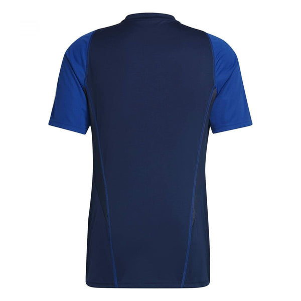 Kurzärmiges Fußball T-Shirt für Männer Adidas Tiro 23 Competition Blau