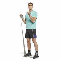 Herren Kurzarm-T-Shirt Reebok Graphic Les Mills® Aquamarin