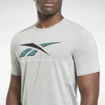Herren Kurzarm-T-Shirt Reebok Activchill Graphic