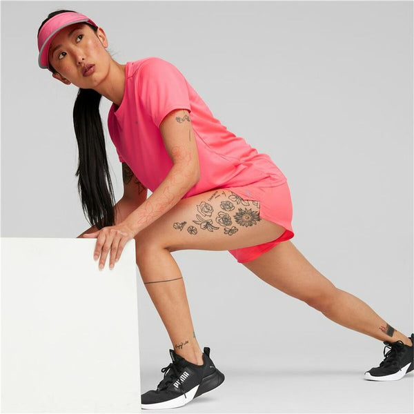 Damen Kurzarm-T-Shirt Puma Favourite Rosa