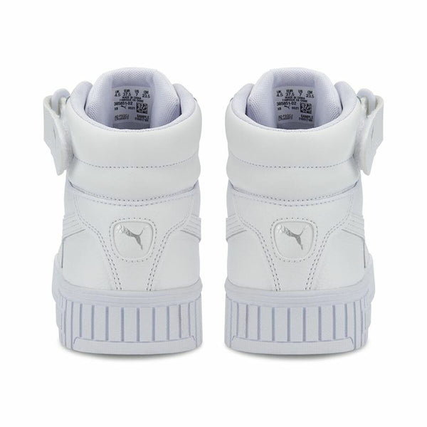 Casual Damenturnschuh Puma Carina 2.0 Mid Weiß