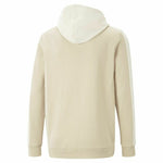 Herren Sweater mit Kapuze Puma Block X Tape  Beige