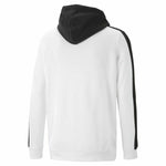 Herren Sweater mit Kapuze Puma Block X Tape  Weiß Schwarz