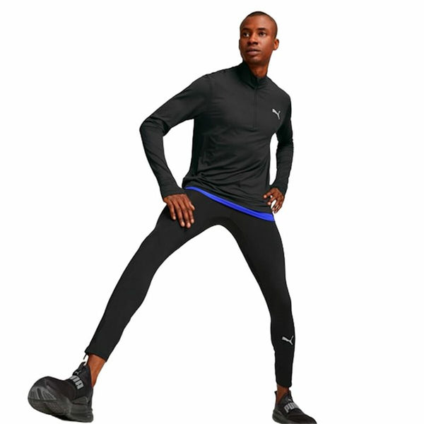 Sportliche Herren-Strumpfhosen Puma Run Favorite Long Ti Schwarz