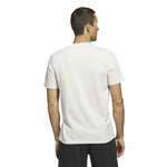 Herren Kurzarm-T-Shirt Adidas Lounge Weiß