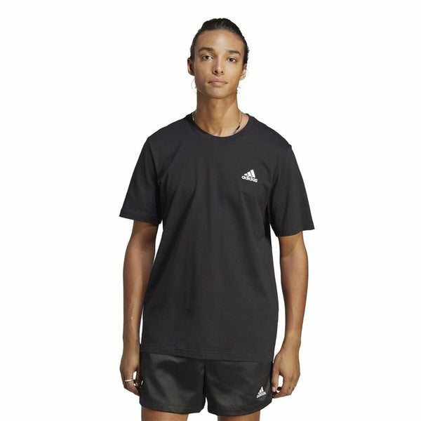 Herren Kurzarm-T-Shirt Adidas Training Schwarz