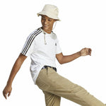 Herren Kurzarm-T-Shirt Adidas Essentials Single 3S Weiß