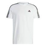 Herren Kurzarm-T-Shirt Adidas Essentials Single 3S Weiß