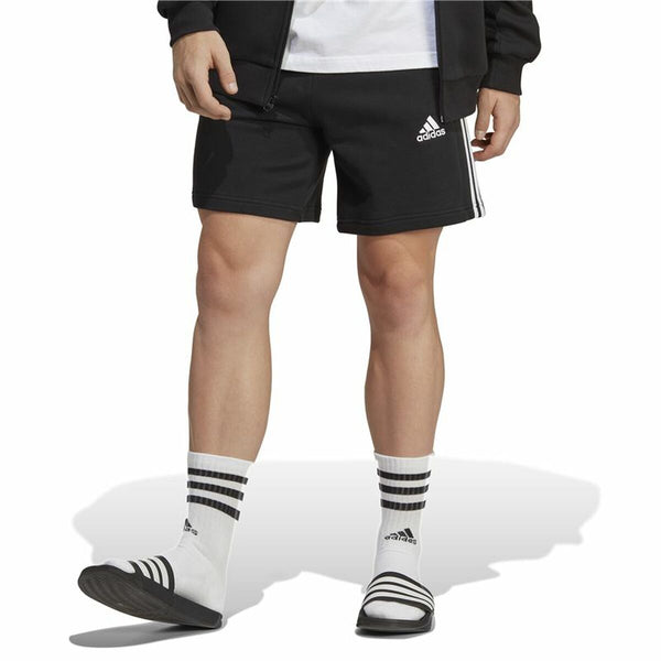 Herren Shorts Adidas 3S Ft Sho Schwarz (XS)