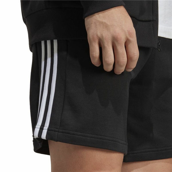 Herren Shorts Adidas 3S Ft Sho Schwarz (XS)