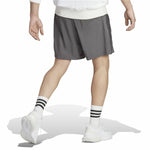 Herren Shorts Adidas Aeroready Essentials 3S Chelsea Dunkelgrau (3XL)