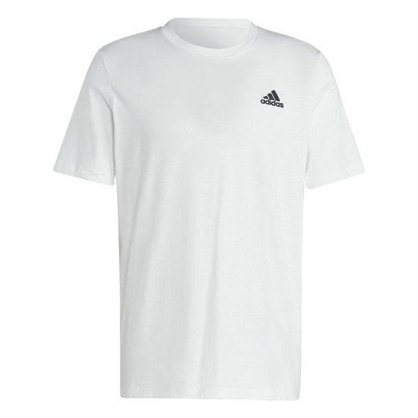 Herren Kurzarm-T-Shirt Adidas Essentials Weiß