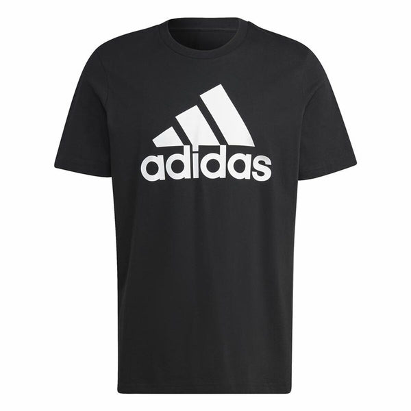 Herren Kurzarm-T-Shirt Adidas Essentials Schwarz