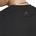 Herren Kurzarm-T-Shirt Adidas Essentials Schwarz