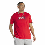 Herren Kurzarm-T-Shirt Reebok Graphic Series Rot