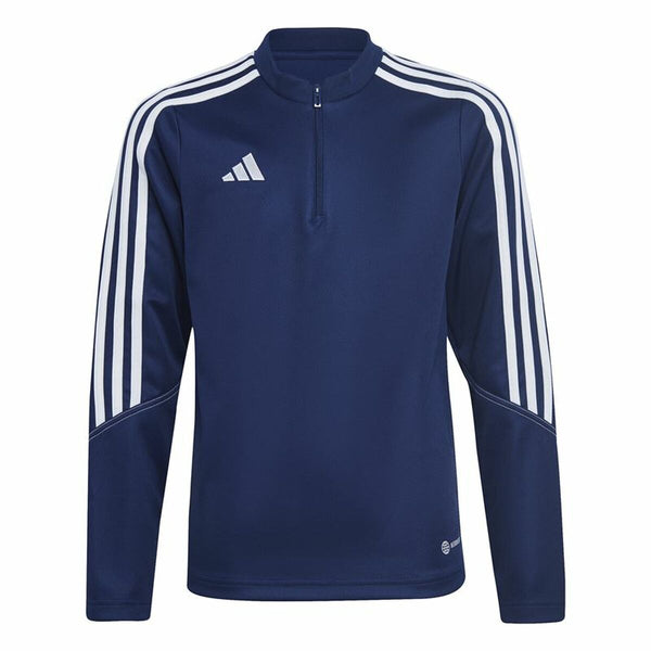 Jungen Sweater ohne Kapuze Adidas Tiro 23 Blau
