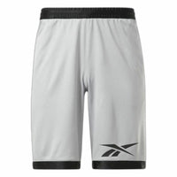 Basketballshorts für Herren Reebok Grau