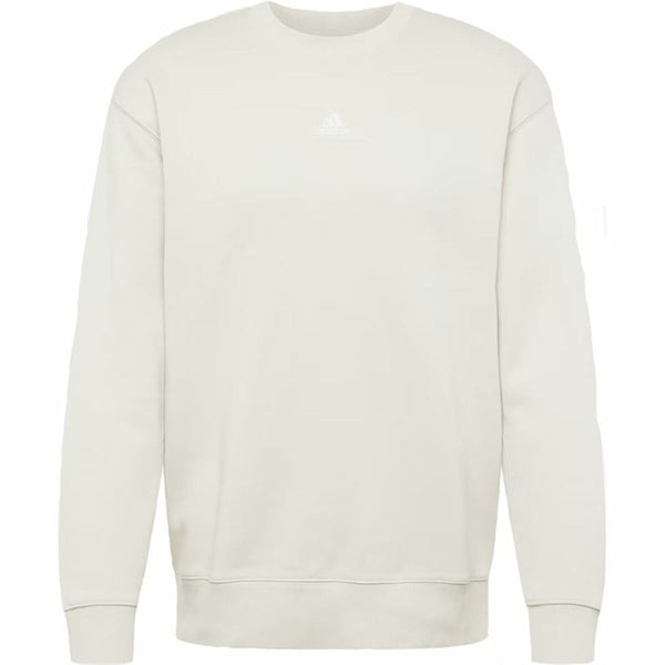 Herren Sweater ohne Kapuze Adidas FeelVivid Drop Shoulder Beige