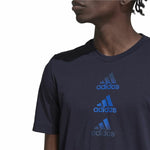 Herren Kurzarm-T-Shirt Adidas Designed To Move Logo