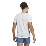 Herren Kurzarm-T-Shirt Adidas Agr Shirt Weiß