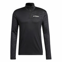 Herren Langarm-T-Shirt Adidas Terrex Multi Half-Zip Schwarz
