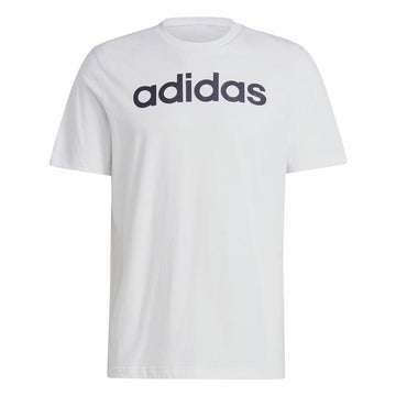 Herren Kurzarm-T-Shirt Adidas Essentials Linear Logo XL