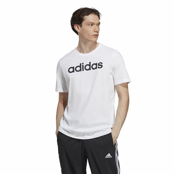 Herren Kurzarm-T-Shirt Adidas Essentials Linear Logo XL