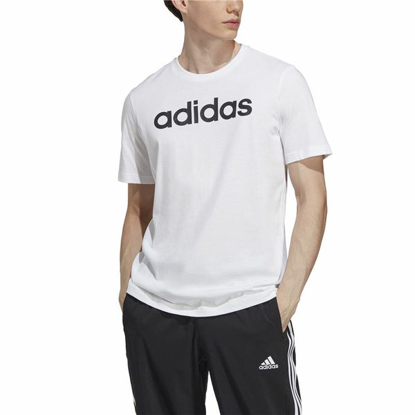 Herren Kurzarm-T-Shirt Adidas Essentials Linear Logo XL