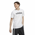 Herren Kurzarm-T-Shirt Adidas Essentials Linear Logo XL