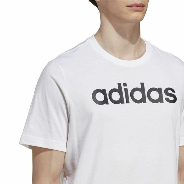 Herren Kurzarm-T-Shirt Adidas Essentials Linear Logo XL
