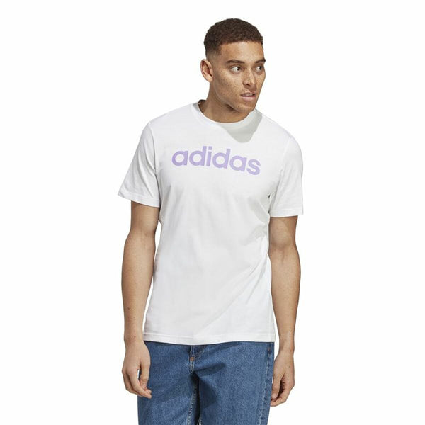 Herren Kurzarm-T-Shirt Adidas Essentials Weiß