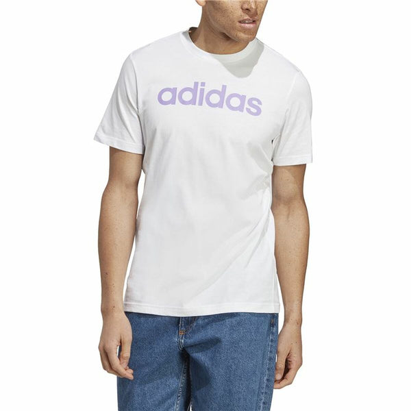 Herren Kurzarm-T-Shirt Adidas Essentials Weiß