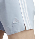 Damen-Sportshorts Adidas 3 Stripes Sj Hellblau
