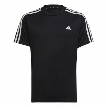 Jungen Kurzarm-T-Shirt Adidas Essentials 3S Schwarz