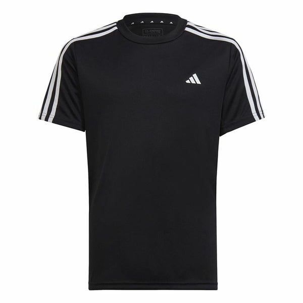 Jungen Kurzarm-T-Shirt Adidas Essentials 3S Schwarz