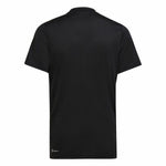 Jungen Kurzarm-T-Shirt Adidas Essentials 3S Schwarz