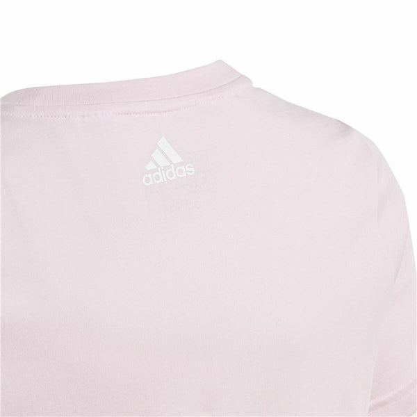 Kurzarm-T-Shirt für Kinder Adidas G Lin T Rosa