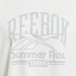 Damen Kurzarm-T-Shirt Reebok Graphic Logo Weiß