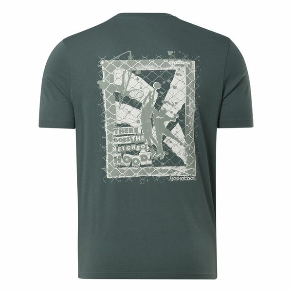 Herren Kurzarm-T-Shirt Reebok Graphic Series grün
