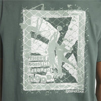 Herren Kurzarm-T-Shirt Reebok Graphic Series grün