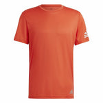 Herren Kurzarm-T-Shirt Adidas Run It Orange